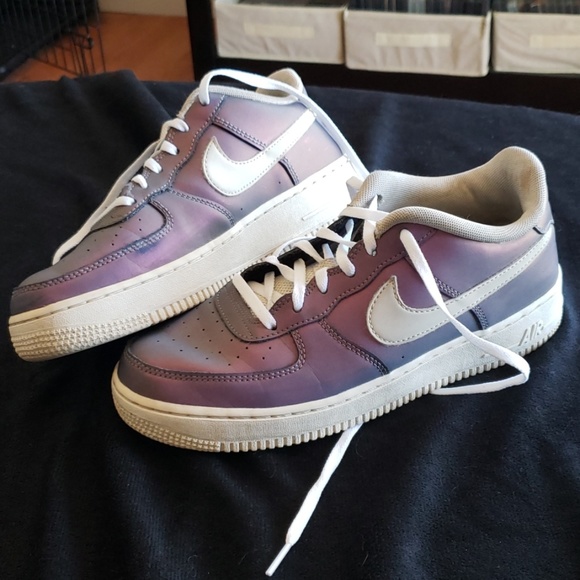 nike air force 1 iridescent purple